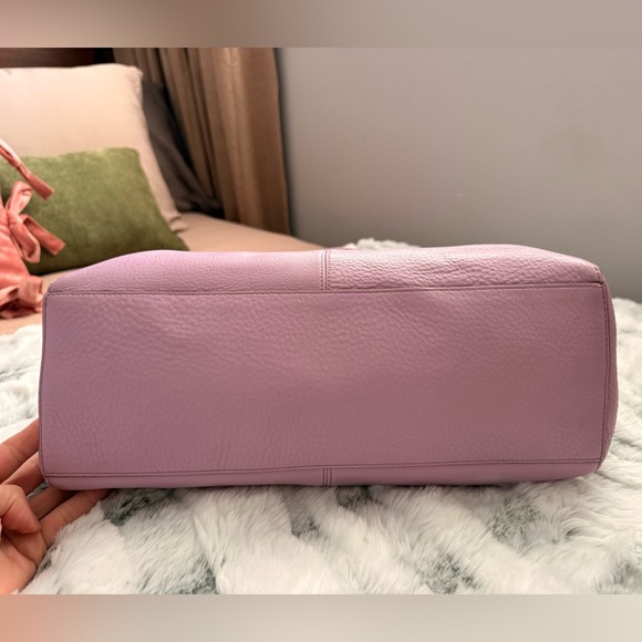 Coach Lavender Leather Tote - Picture 3 of 14